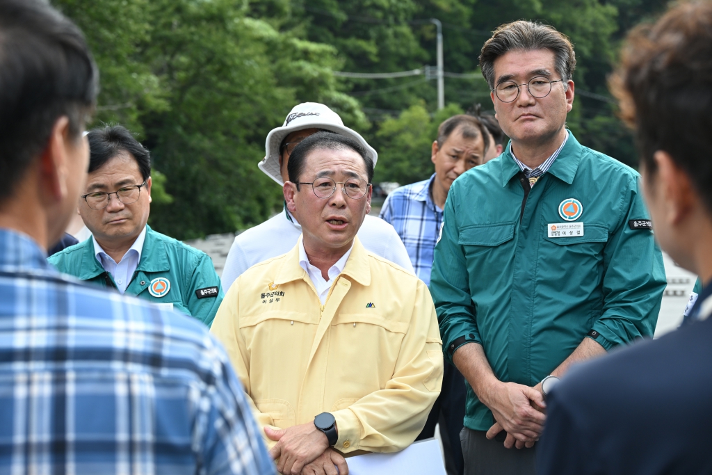 두서면 내와리 불법 성토재 반입 현장 방문 이미지(4)