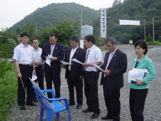 산업건설위원회 현장방문 대표이미지