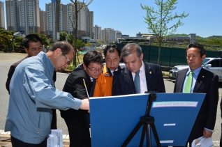 제128회 임시회 산업건설위원회 현장방문 대표이미지