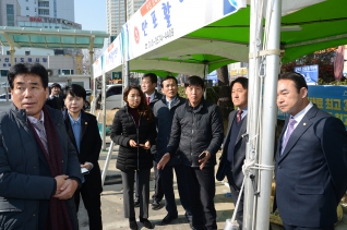 농수산물시장 화재 복구 현장 방문 대표이미지