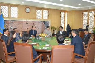 신임 서석광 부군수와 간담회 대표이미지