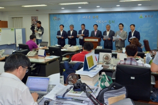 울주군 중학교 무상급식 전면시행 관련 간담회 및 기자회견 대표이미지