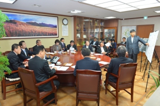 산불피해 복구상황 및 특별 조례안 집행부 보고 청취 대표이미지