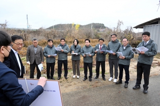 울주군의회 봉계 특구 다목적행사장 현장방문 대표이미지