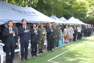 진백골 6중대  순국용사 위령제 참석 대표이미지