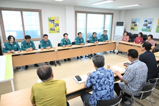 언양 단수 피해 시장상인회 및 요식업협회 현장간담회 대표이미지